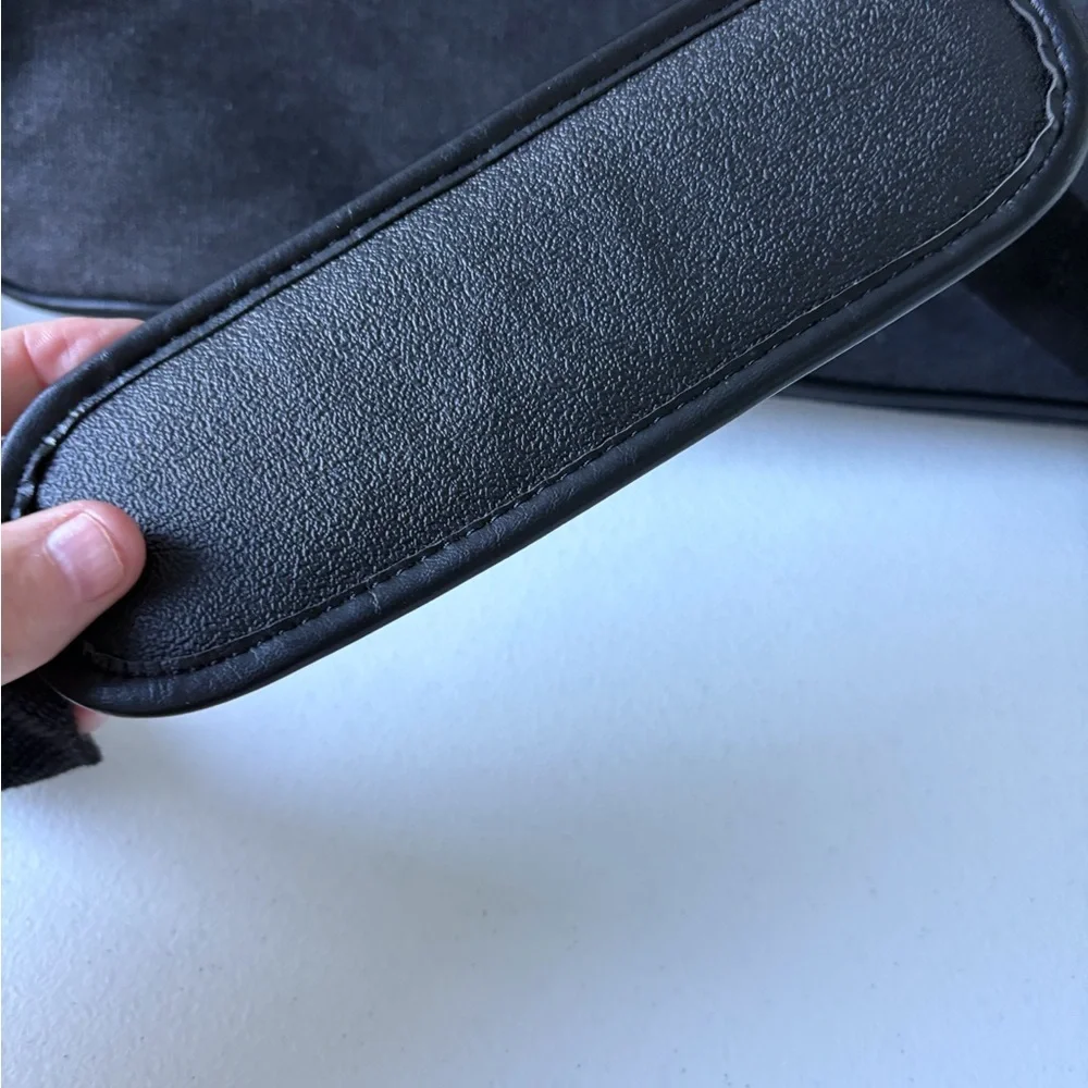 Eddie Bauer Charcoal Black Messenger Bag Handle‎ Shoulder Strap Office School